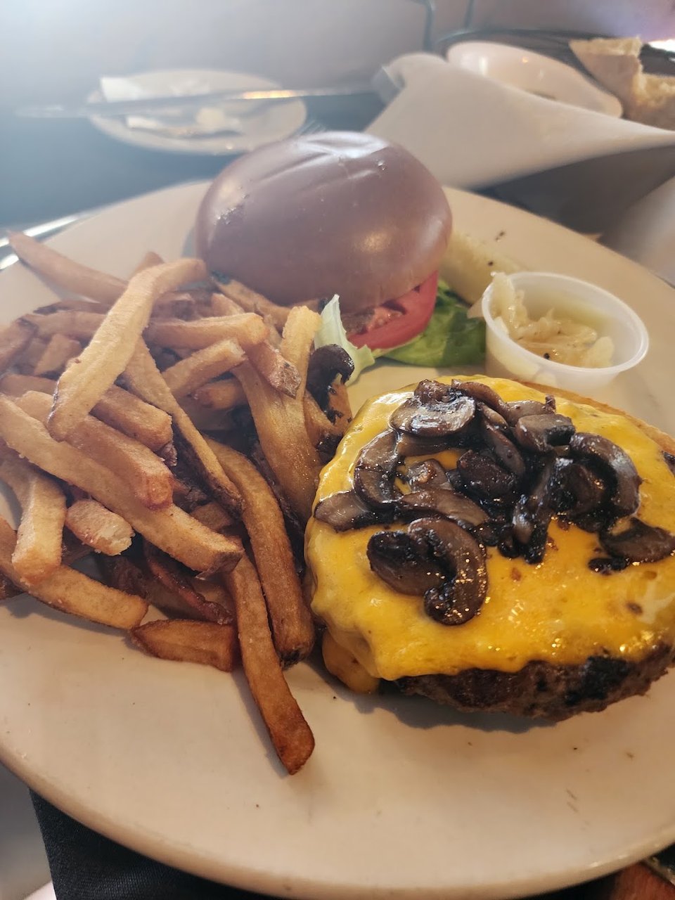 Burger and Fries