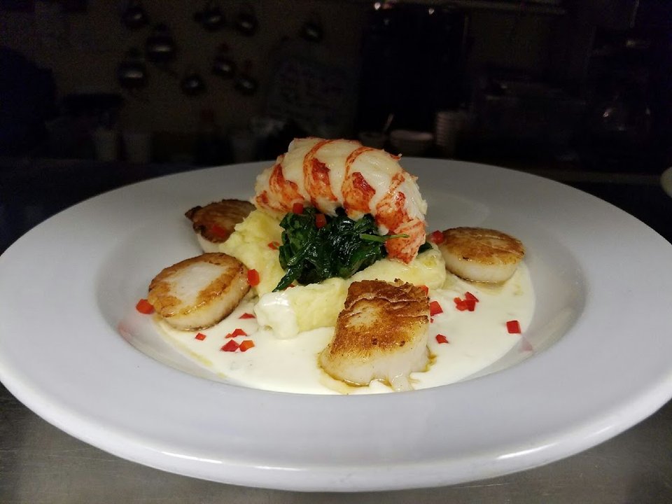 Orange Ginger Glazed Sea Scallops